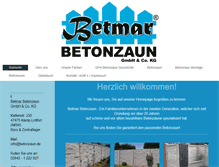 Tablet Screenshot of betmar.de